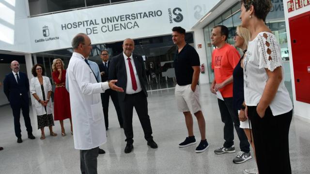 Recepción de los primeros pacientes del nuevo Hospital de Cuenca.
