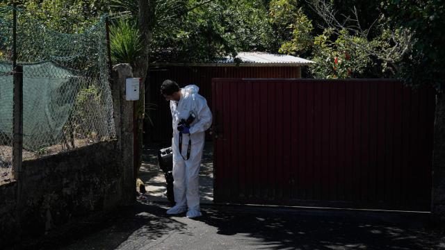 Exterior del domicilio donde se produjo el asesinato.