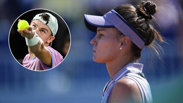 Kudermetova y Holger Rune, en un fotomontaje