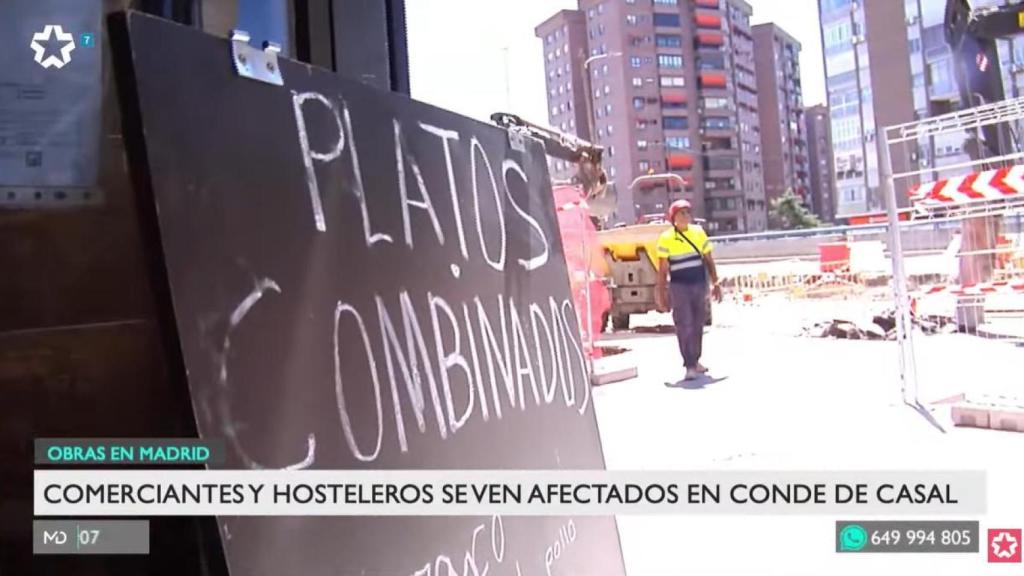 Las obras afectan a todos los negocios.