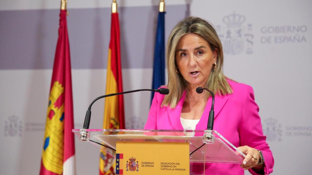 Imagen de archivo de Milagros Tolón durante una rueda de prensa.