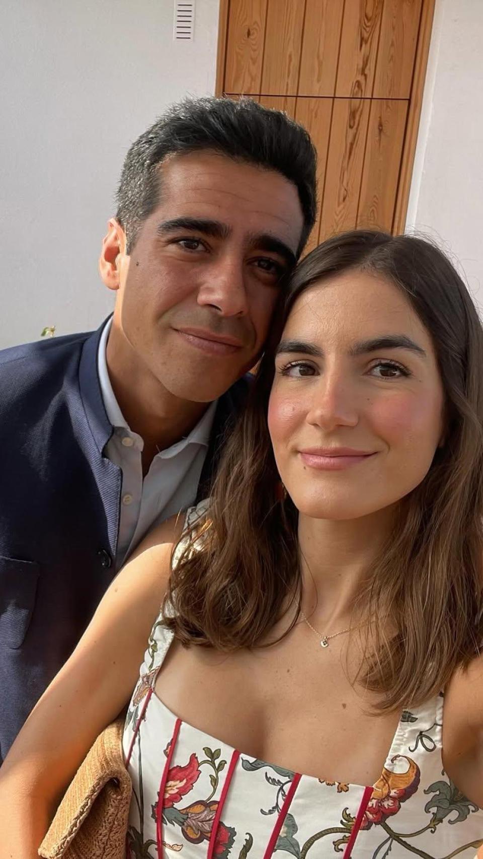 El periodista y su novia, a imagen de Instagram.