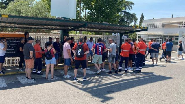 Trabajadores de Eserman en Puertollano.