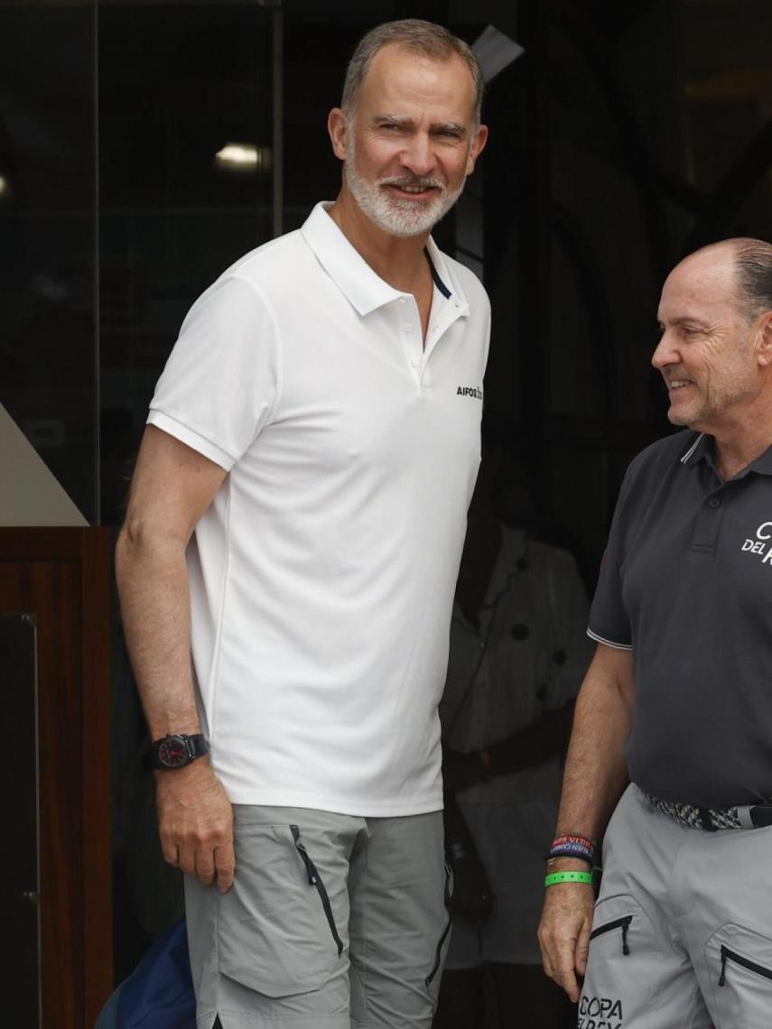 Felipe VI con su reloj Bvlgari.
