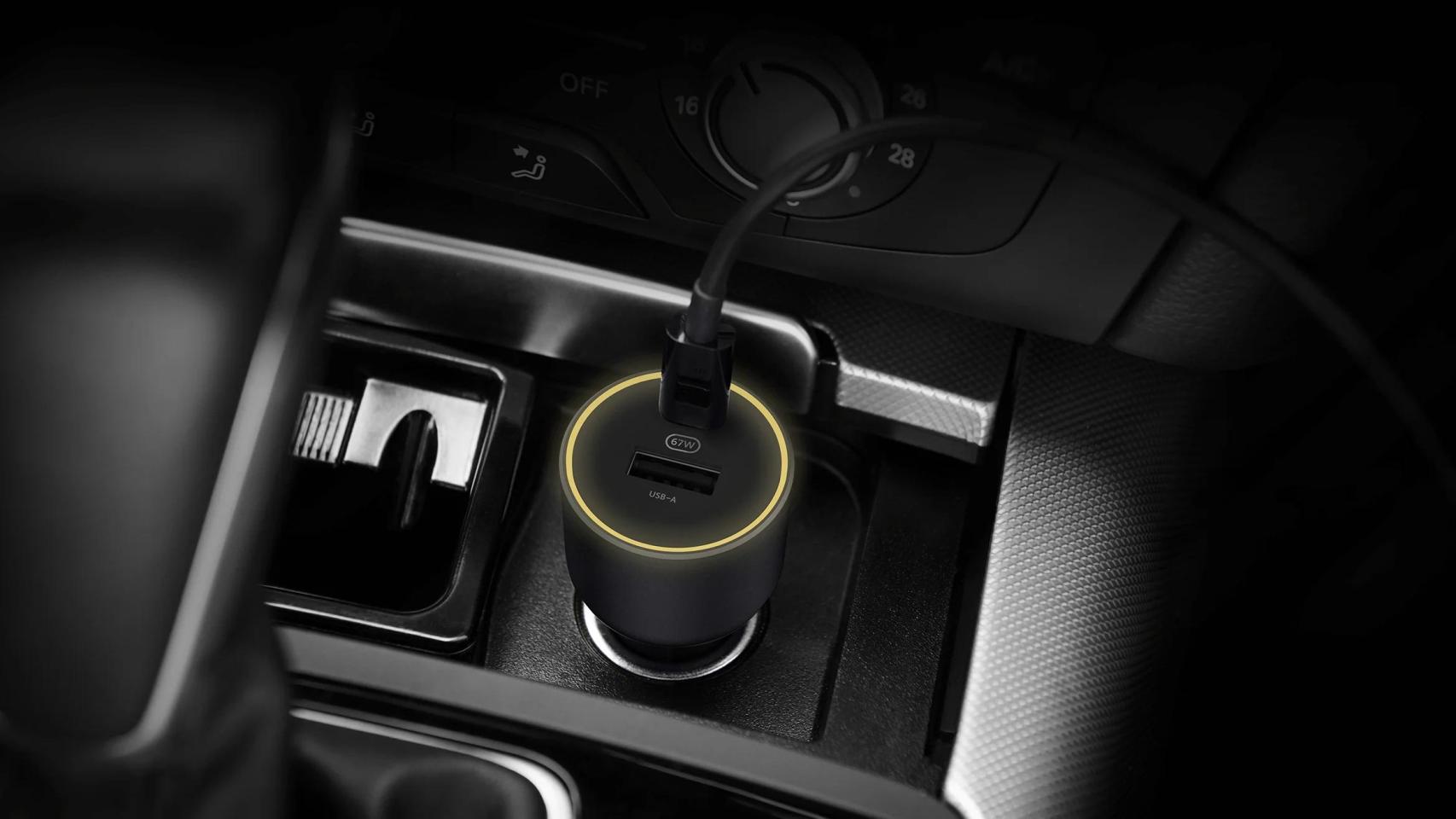 Xiaomi 67W Car Charger USB-A Type-C