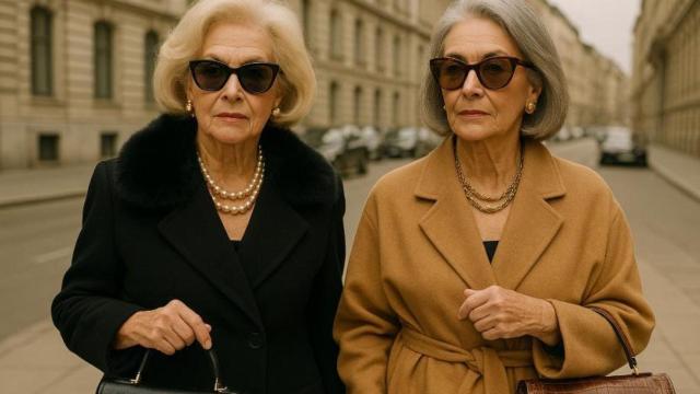 Dos mujeres ricas.
