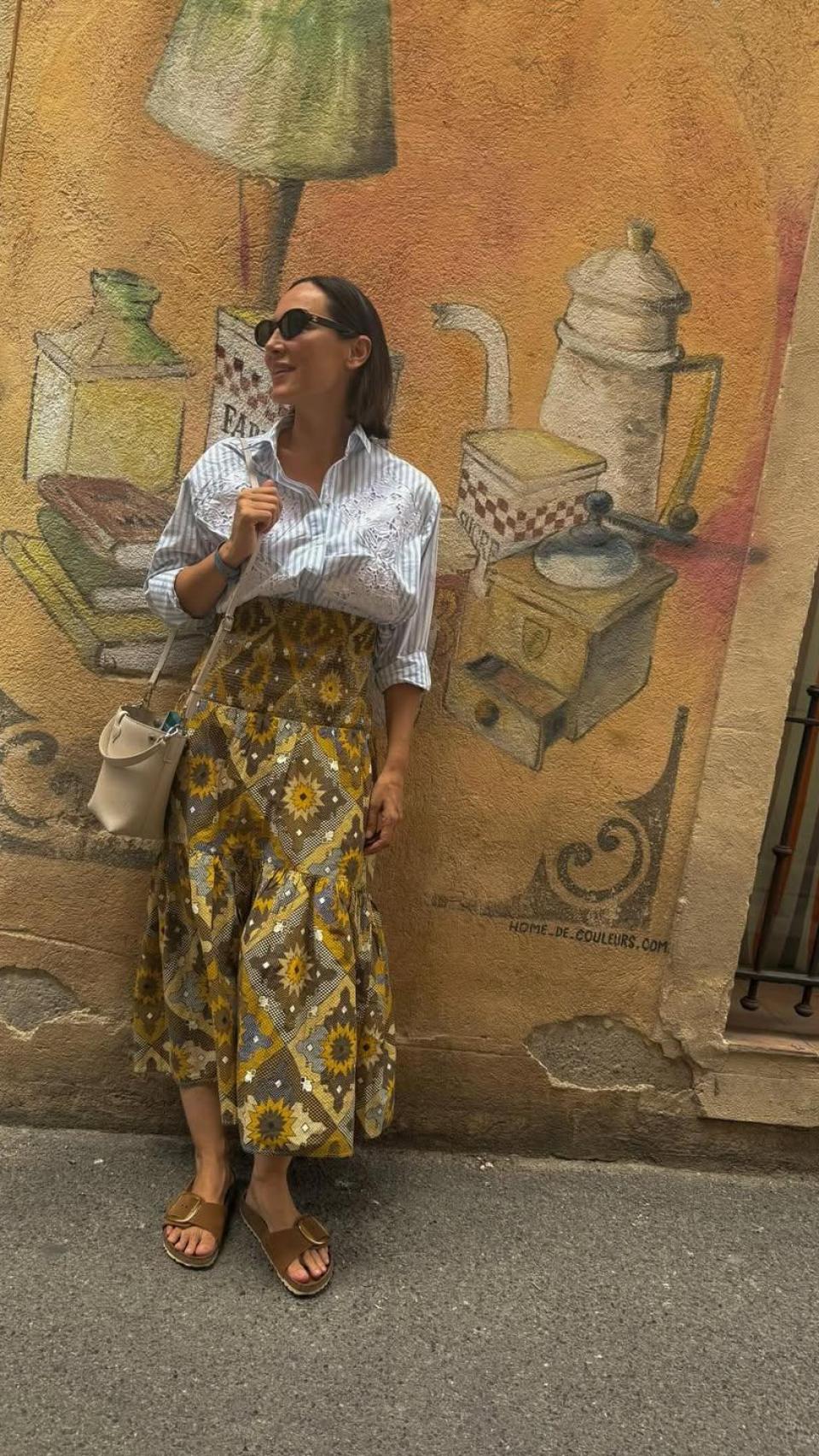 Tamara Falcó, durante su visita a Aix-en-Provence, en Francia.