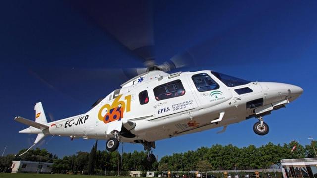 Imagen de archivo de un helicóptero del 061