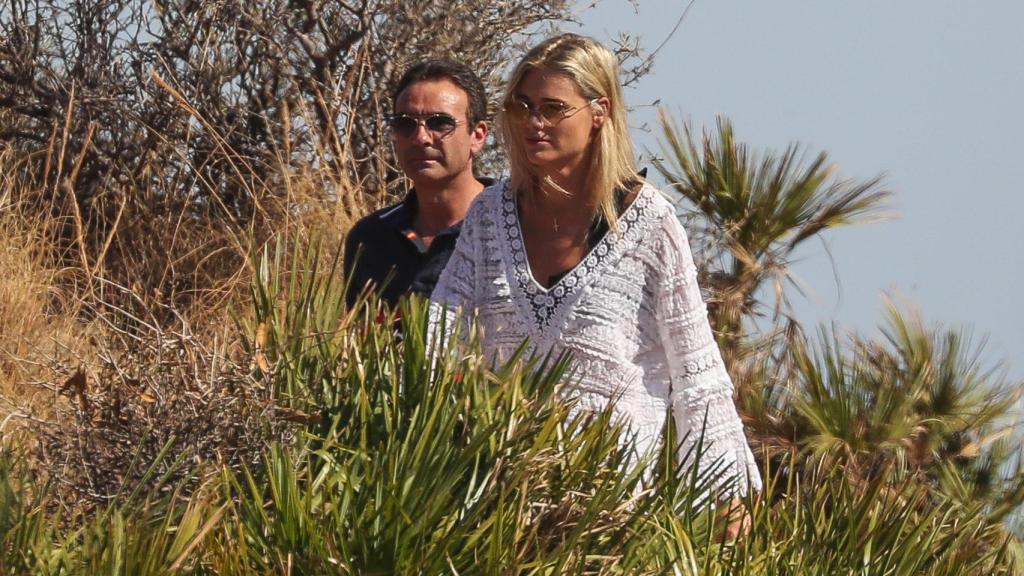 Ana Soria y Enrique Ponce, en una imagen capturada en 2020.