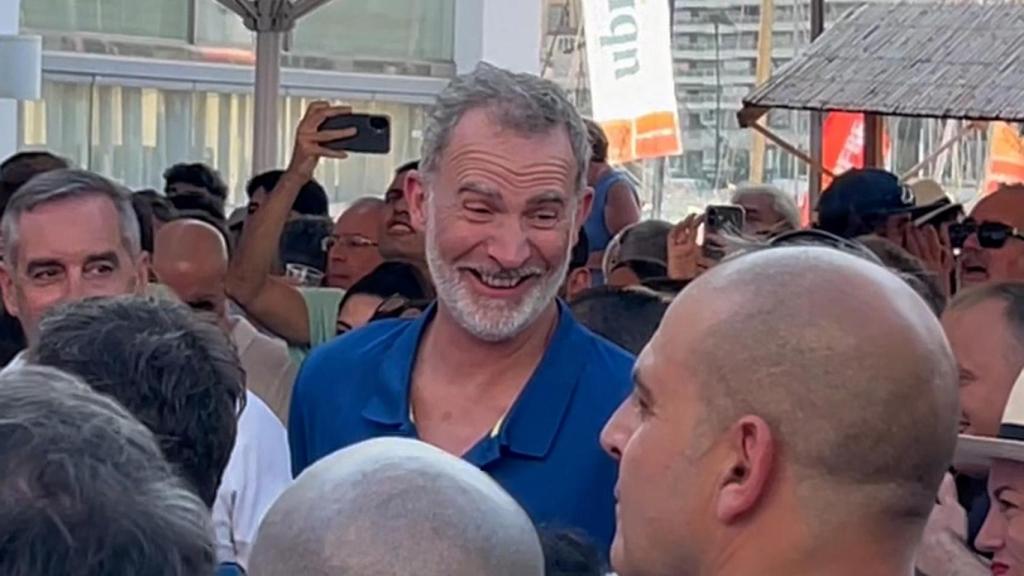 Rey Felipe VI, en el concierto de Jaime Anglada en Mallorca.