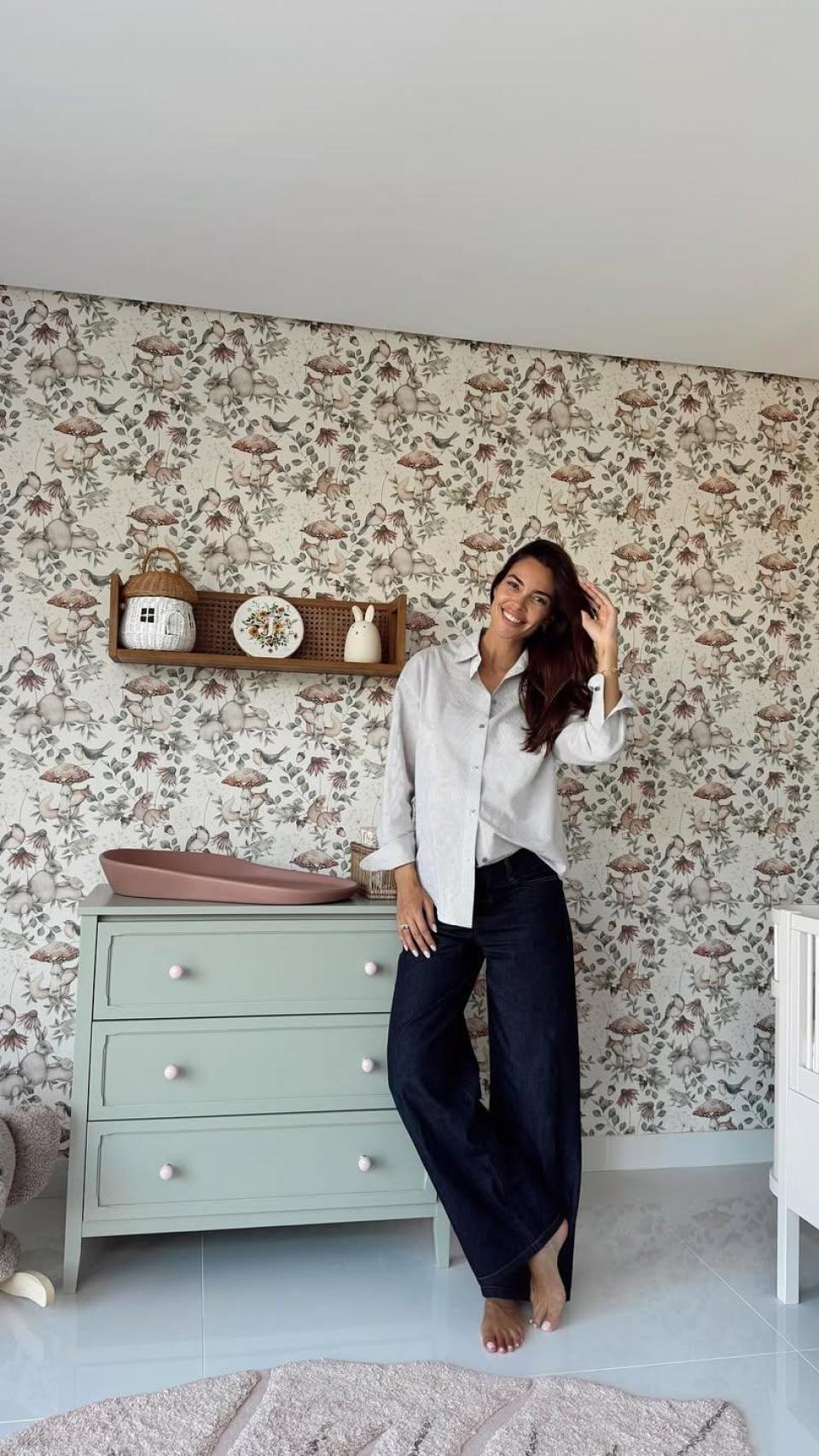 La habitación de mi bebé está casi terminada, dice la modelo en sus redes sociales.