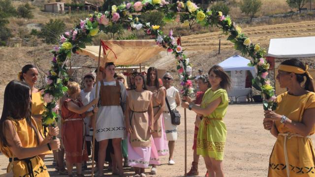 Recreación de las bodas vacceas en Cabezón de Pisuerga