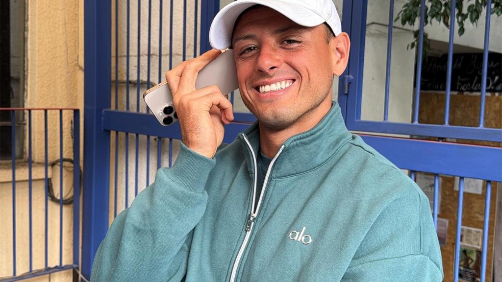 Javier 'Chicharito' Hernández, en una imagen de sus redes sociales