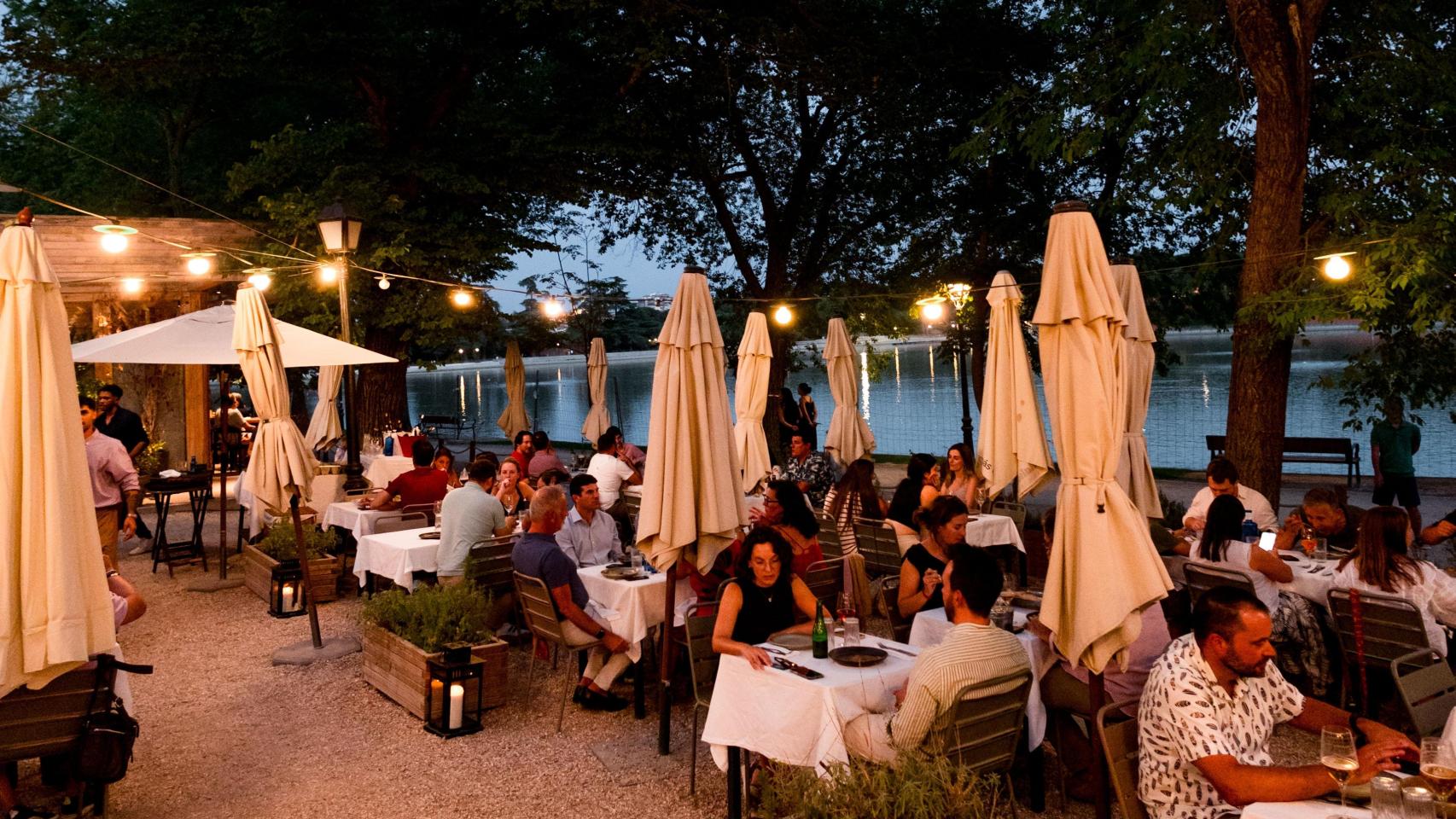 La terraza de Villa Verbena.