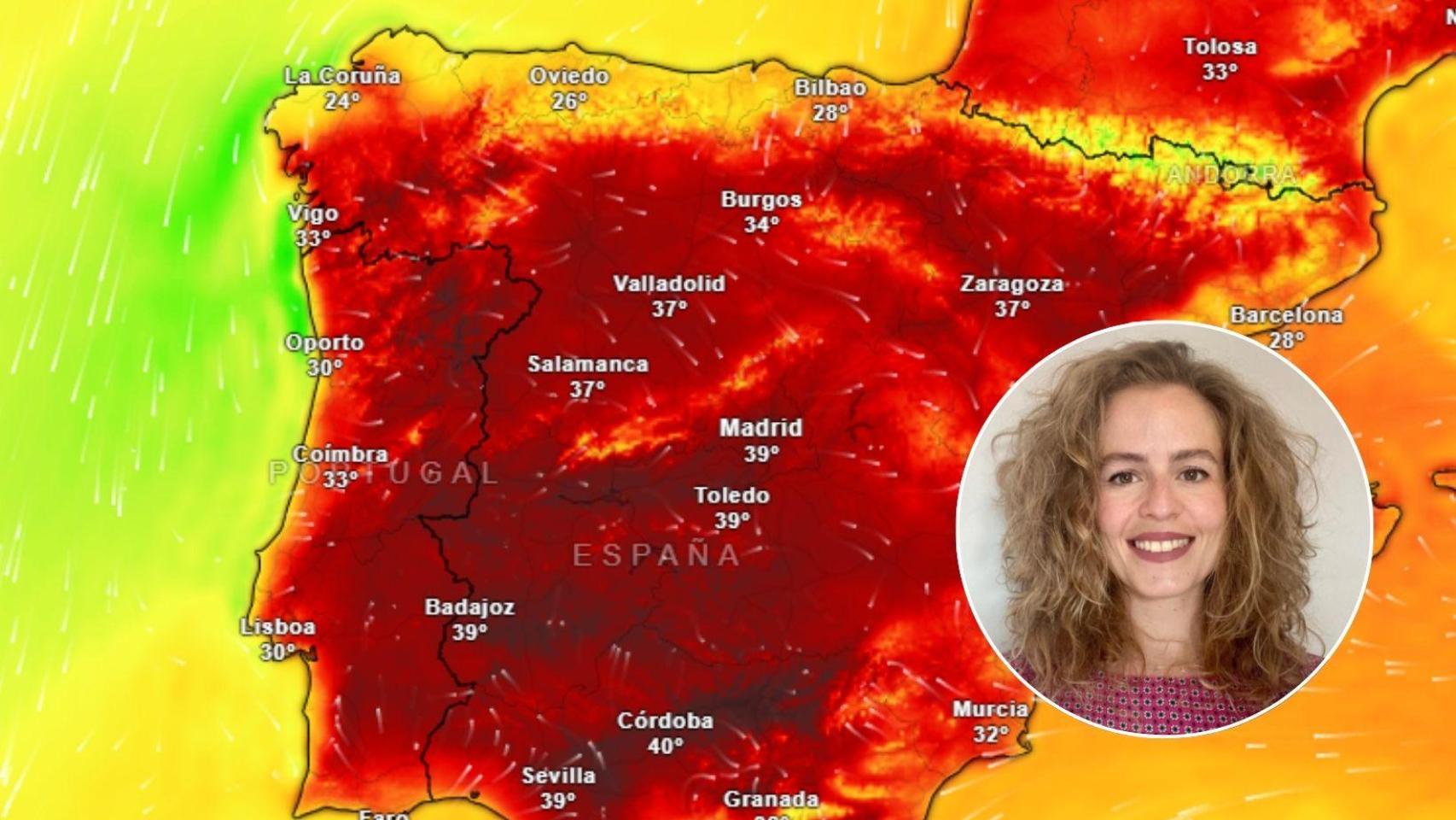 Marta Almarcha, meteoróloga, avisa que está por venir lo peor de la ola de calor:  Acaba de empezar y será insoportable 