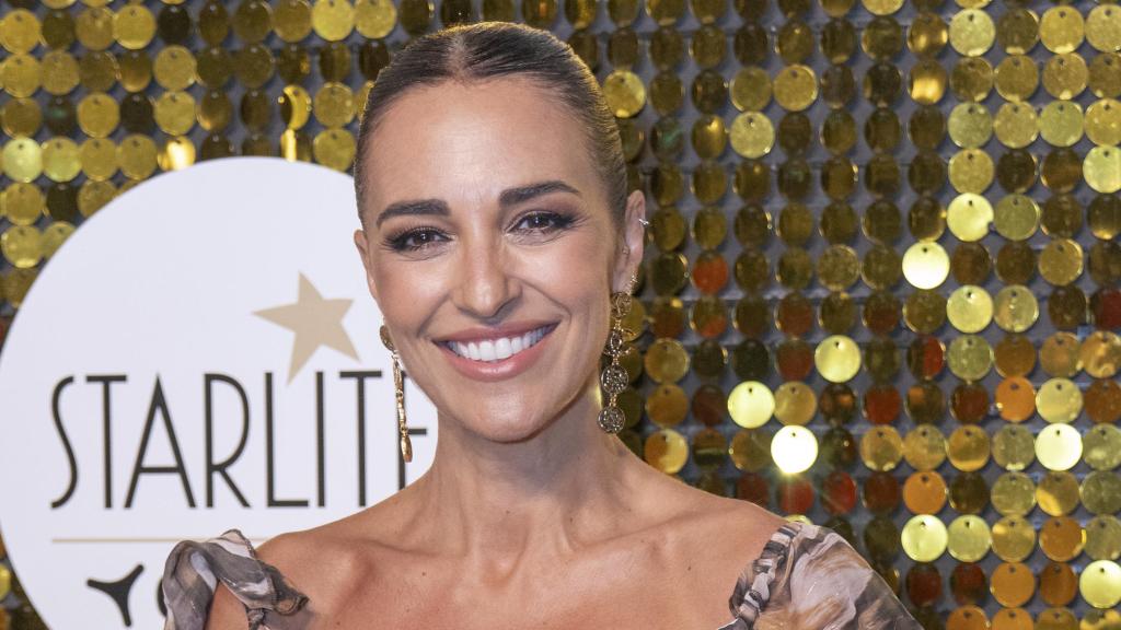 Paula Echevarría, muy sonriente, este último martes, día 5.