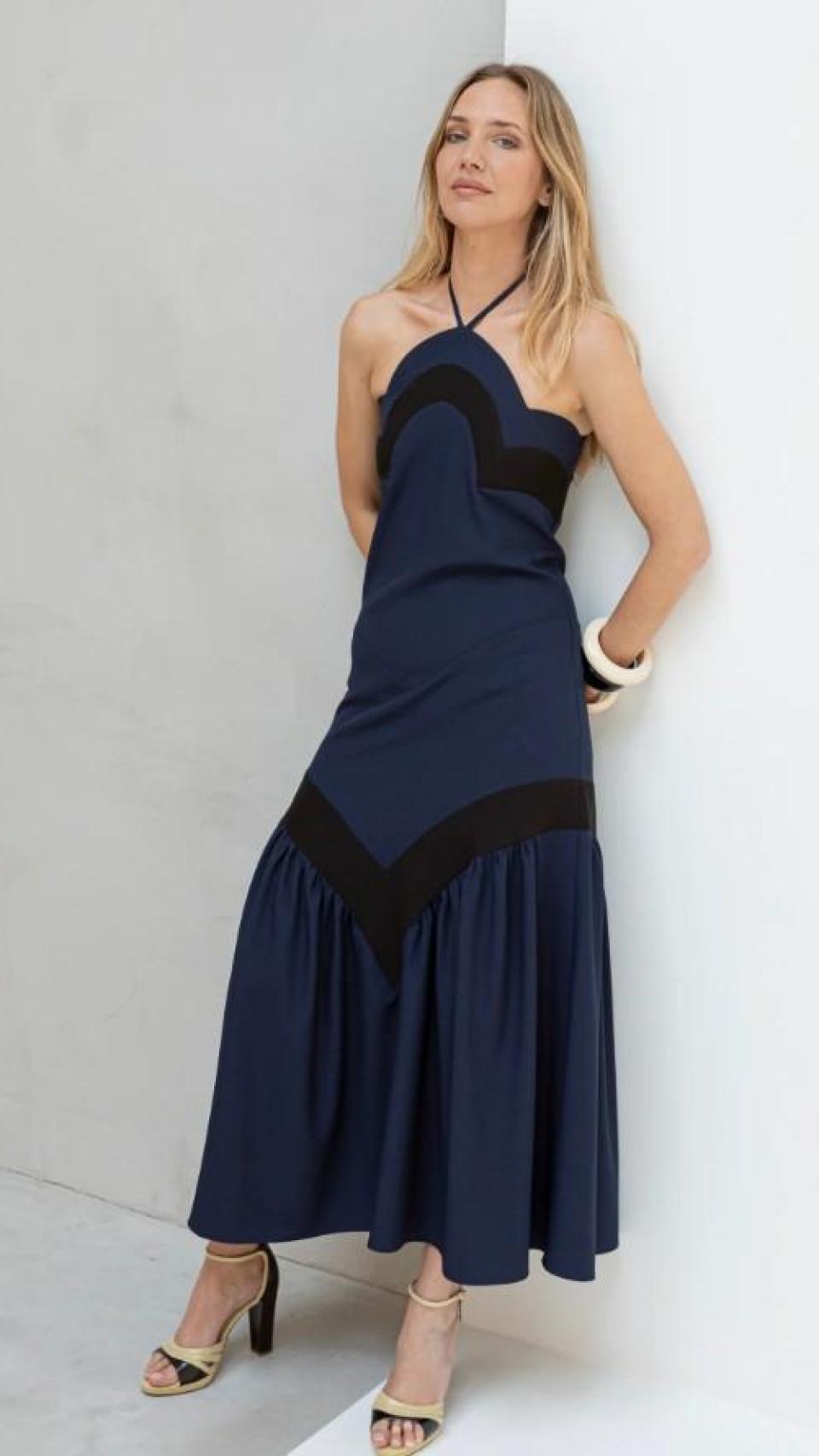 Vestido de Virginia Troconis.
