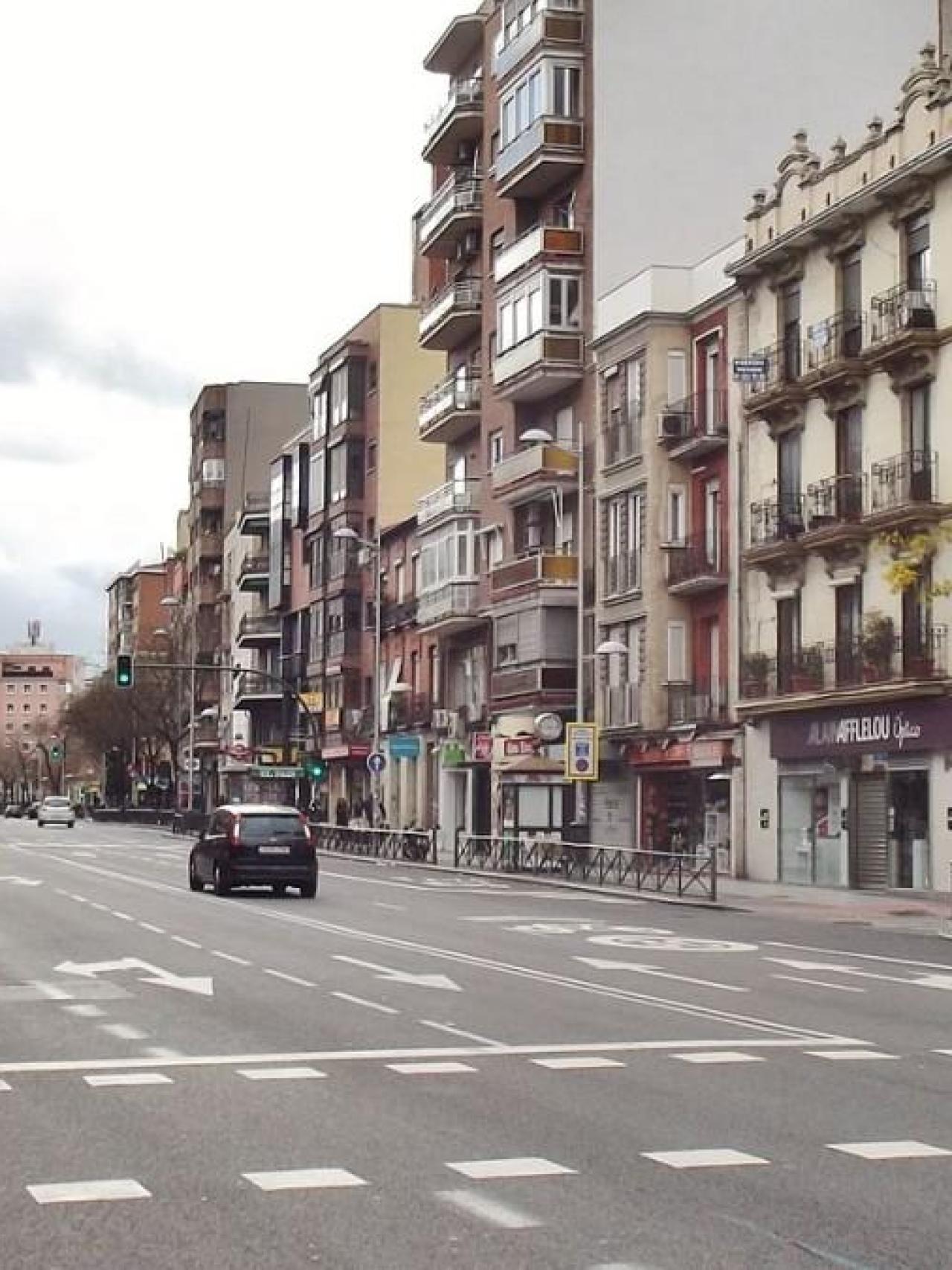 Una calle del barrio de Tetuán en Madrid.