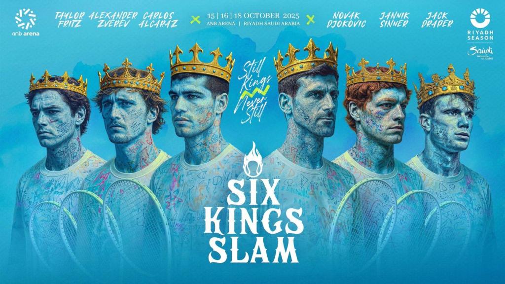 Imagen promocional del Six Kings Slam de 2025.