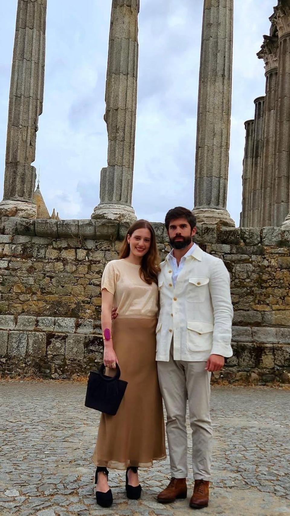 La pareja (en una imagen de sus redes sociales) toma siete años de relación.