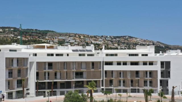 Uno de los edificios del proyecto.