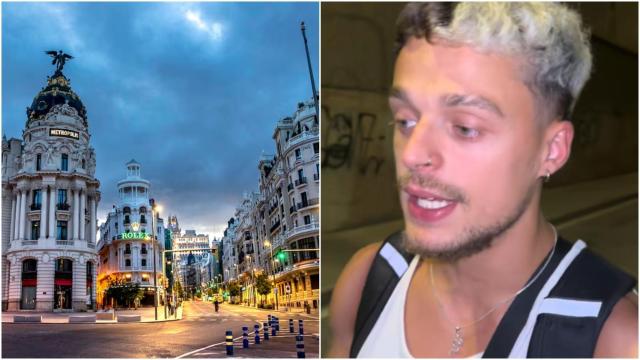 La ciudad de Madrid y un influencer.