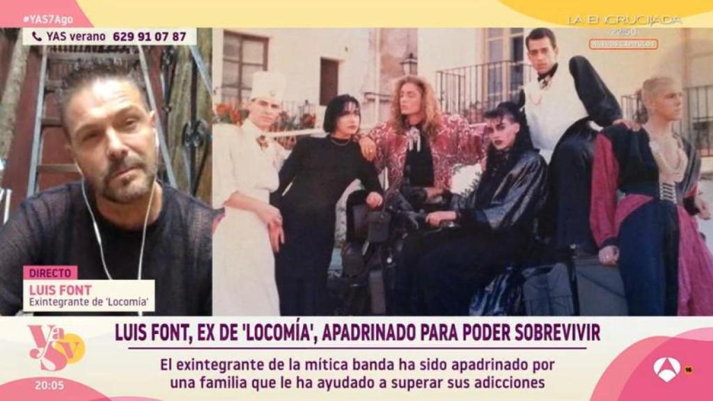 Luis Font, ex Locomy, en la conexión con 'y ahora susles'.