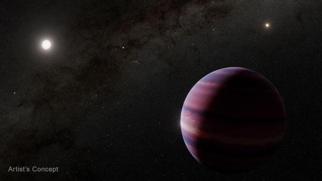 Representación artística del planeta.