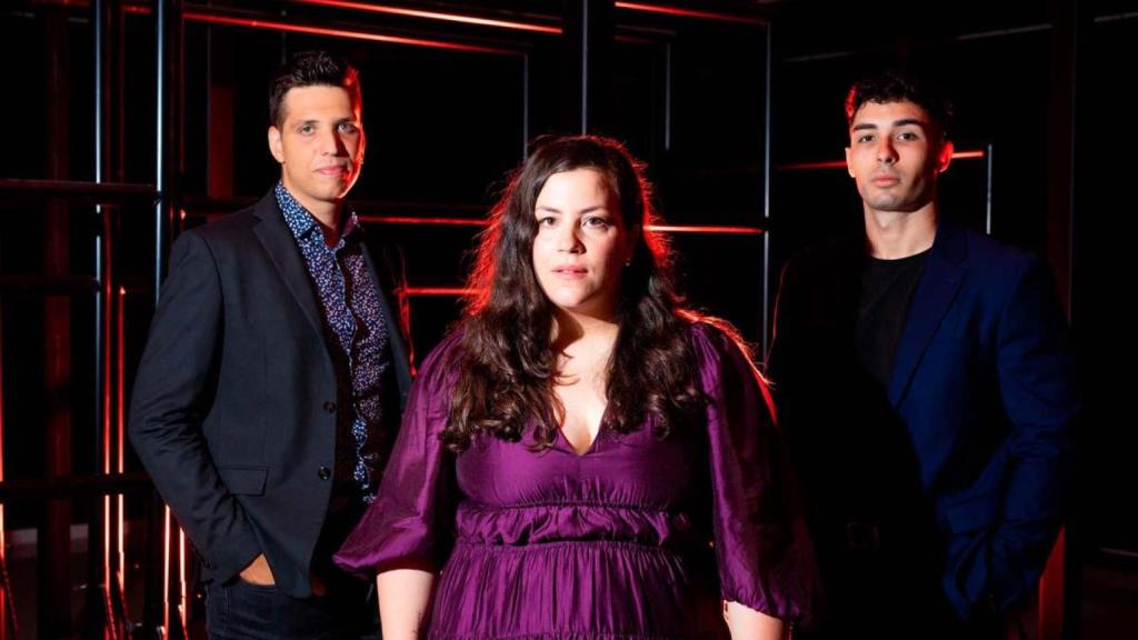 Eva Ares, Adrián Lorenzo y Diego Turrión