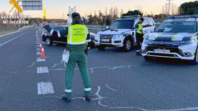 Control de alcoholemia de la Guardia Civil