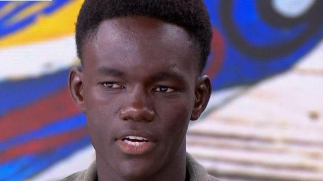 Cheikh Kane, modelo senegalés.