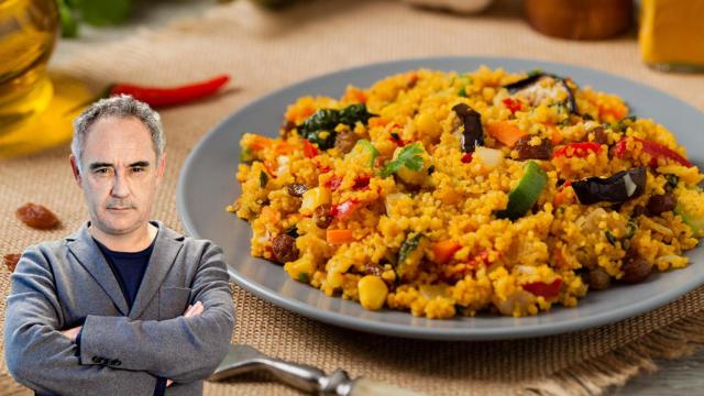 El chef Ferran Adrià (63) en un montaje de El Español.