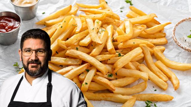 El chef Dani García en un montaje de El Español