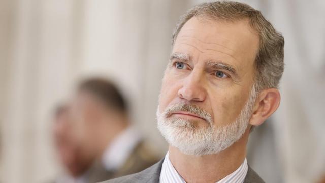 El rey Felipe VI en un acto por su décimo aniversario en el trono.