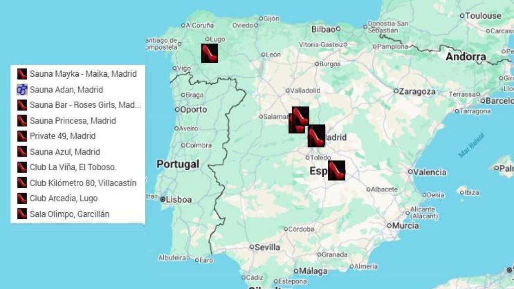 La ruta del PSOE.