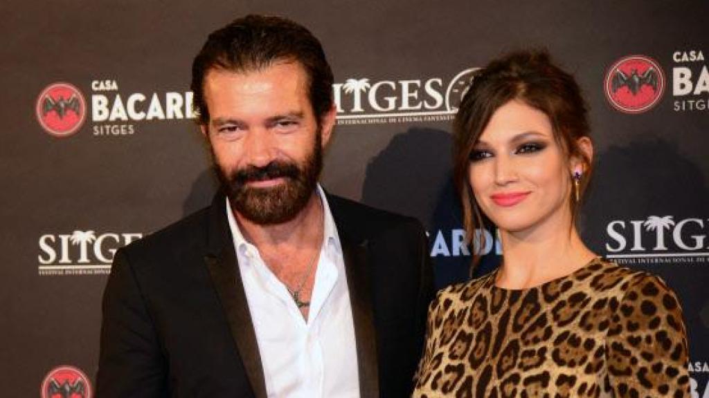 Antonio Banderas and Úrsula Corberó, at the International Fantastic Film Festival of Sitges.