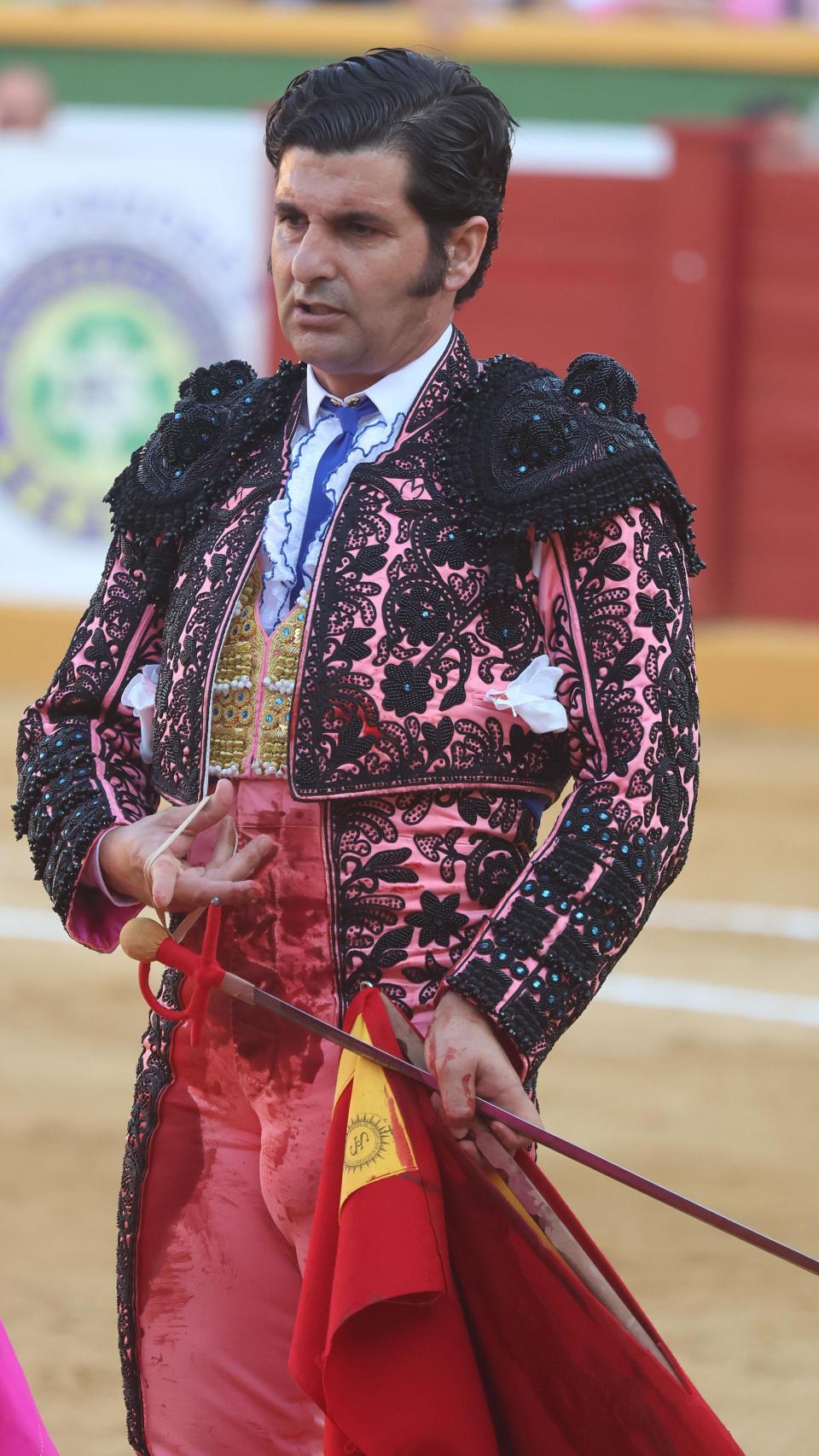 El correcto -pescador, durante una tarea.