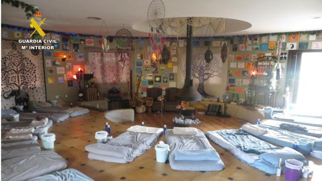 Estancia donde realizaban el consumo de sustancias.