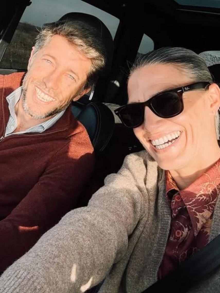 Laura Sánchez con su pareja, Manuel Esccripano, a una imagen de sus redes.