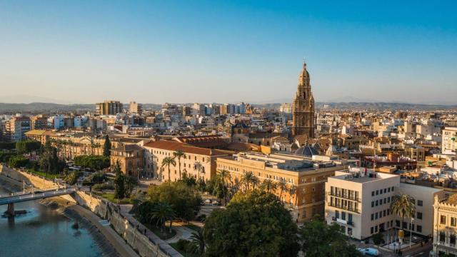 Vista general de la ciudad de Murcia.