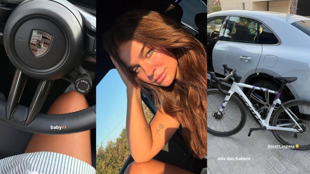 Las fotografías compartidas por Laura Escanes de su nuevo auto.