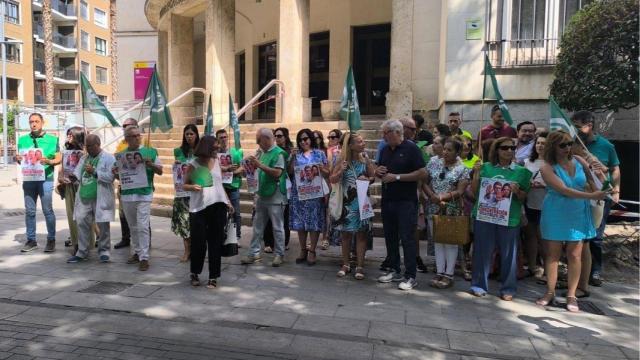 Concentración de CSIF este martes en Ciudad Real.