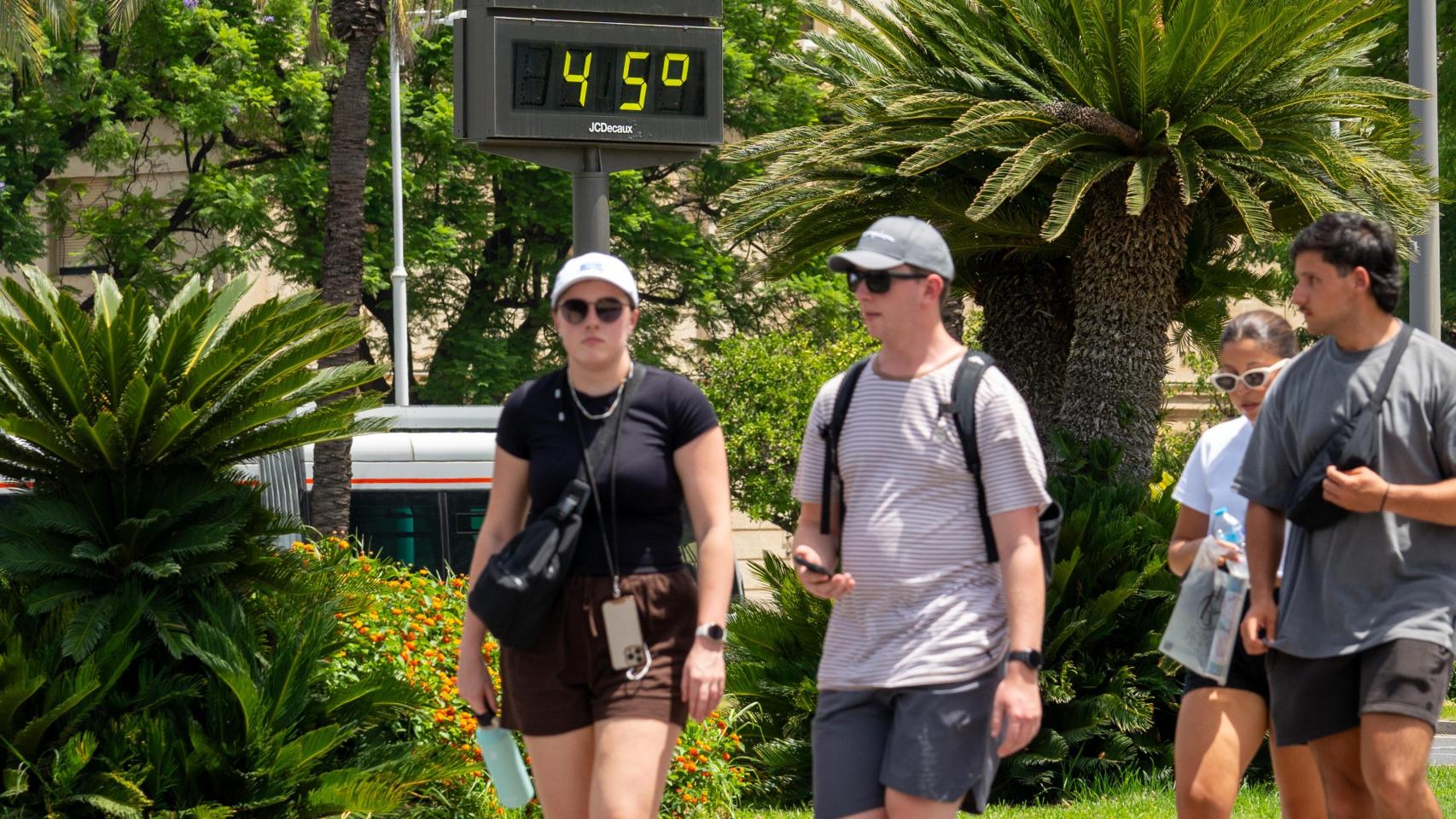 Badajoz toca el techo de calor en España con 45 ºC pero no rebasa el récord histórico que marcó Córdoba en 2021