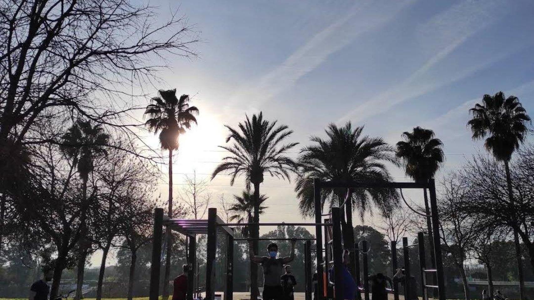 Parque de calistenia en San Jerónimo.