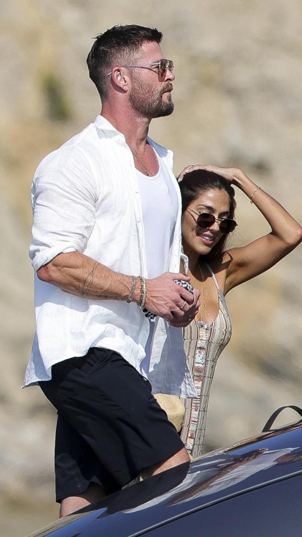 Chris Hemsworth, en su fiesta de cumpleaños en Ibiza.