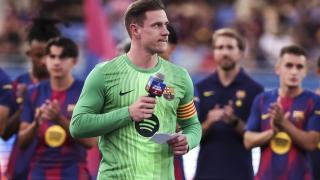 Ter Stegen, during his speech prior to the Joan Gamper trophy last Sunday.