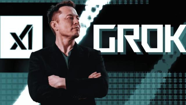 Imagen representativa de Elon Musk y su herramienta de IA Grok.