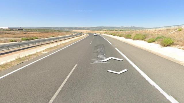 Carretera en la que ha ocurrido el siniestro mortal.