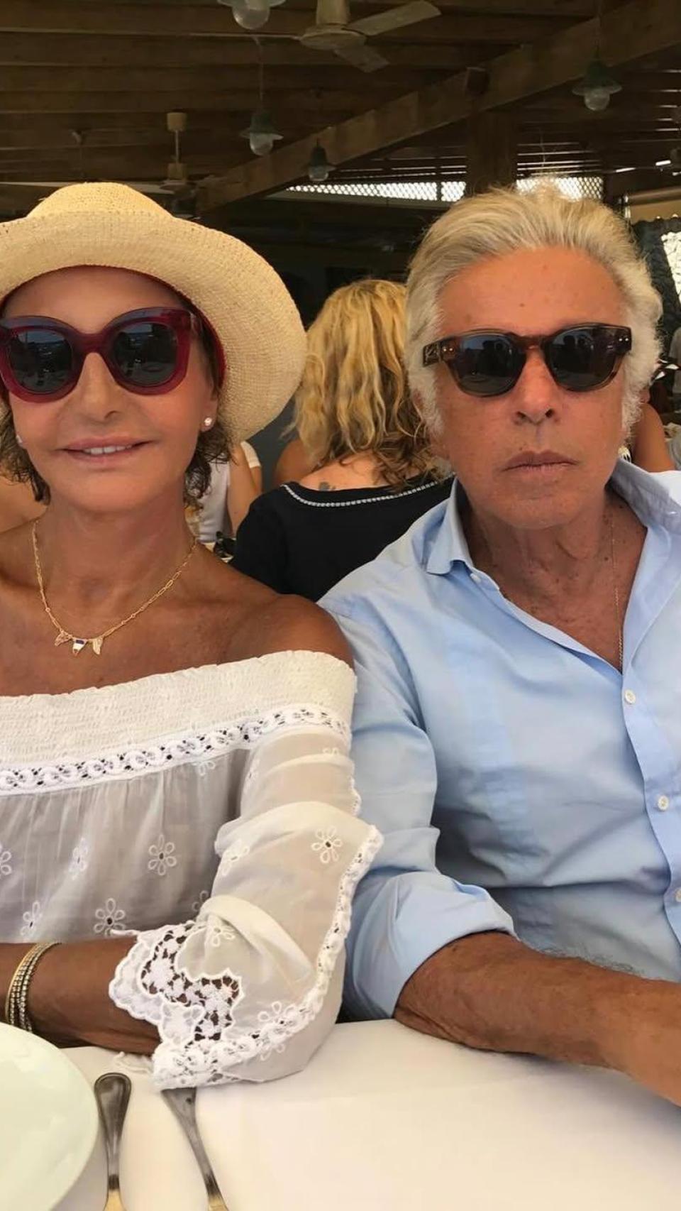 Naty Abascal, con Giancarlo Giammetti, en una fotografía de su perfil de Instagram.