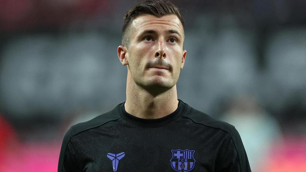 Iñaki Peña, in the friendly against Seoul in preseason.